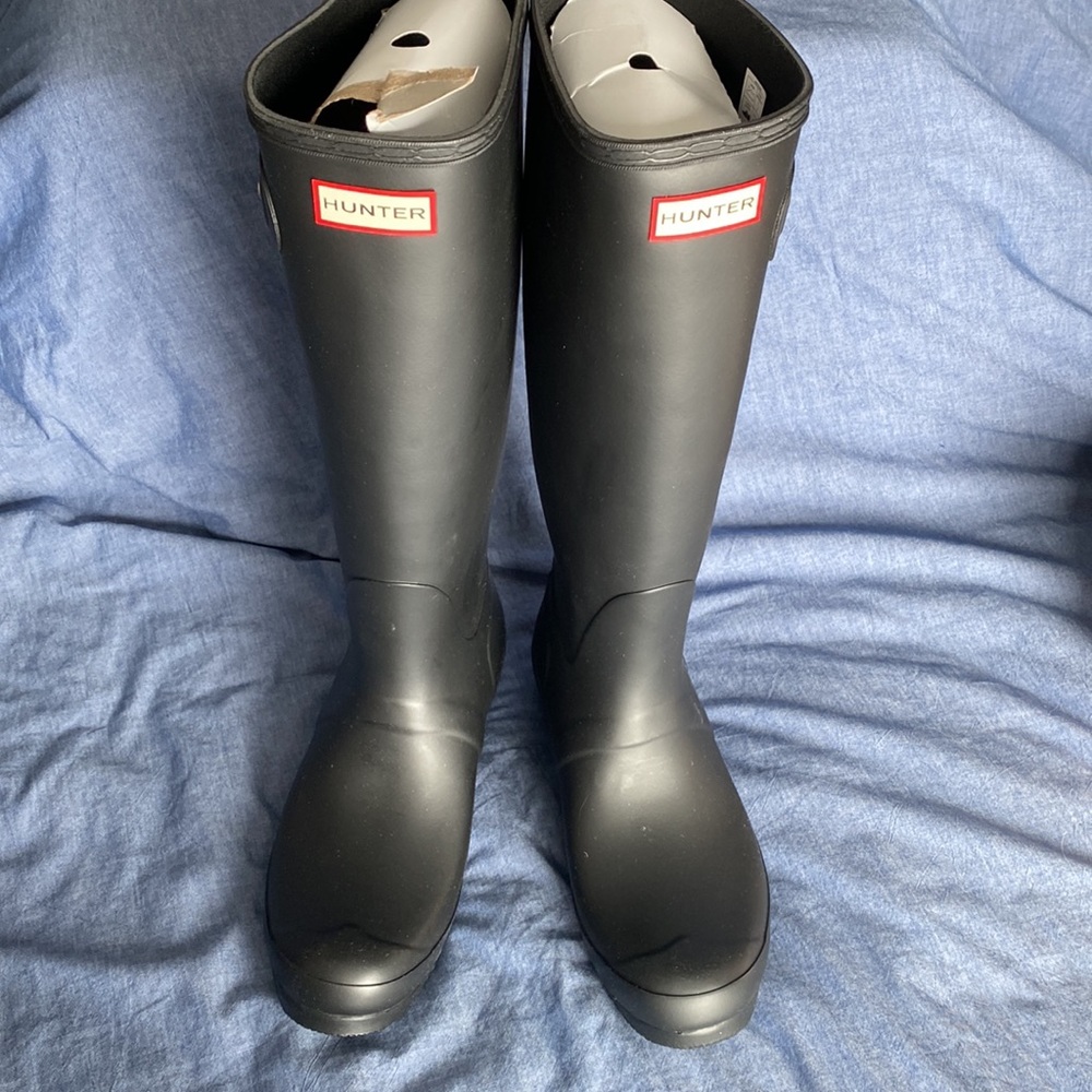 NIB Hunter womens original tall black US 10